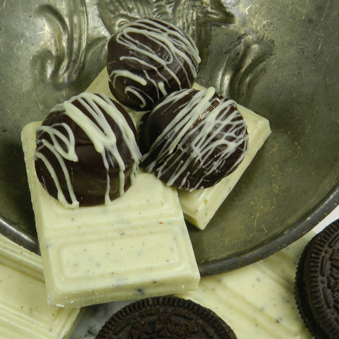 Cookies and Cream Chocolate Truffles