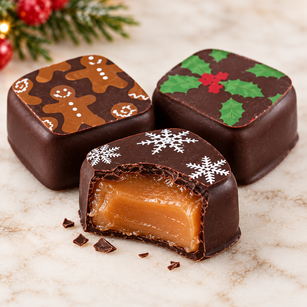 Chocolate Salted Caramel Candy - Christmas Collection