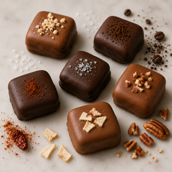 Caramels in various flavors