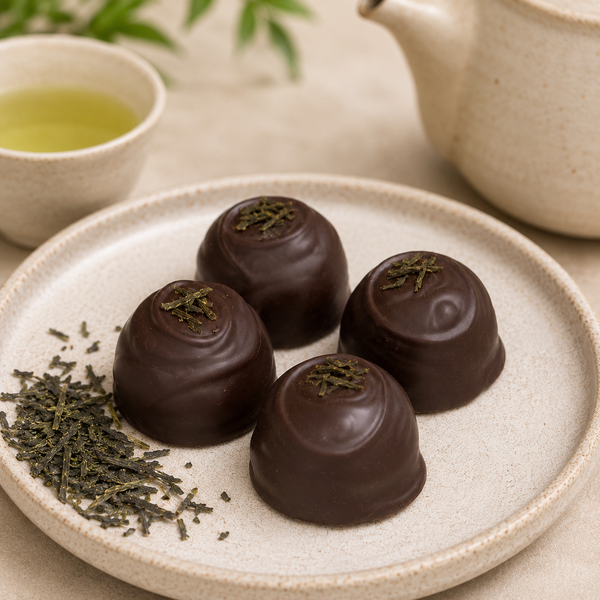 Green Tea Truffles Ready to Enjoy