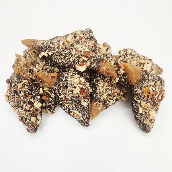 Handcrafted Chocolate English Toffee
Classic Toffee, Reimagined in Napa Valley. Chocolate covered  Pecan Toffee in Gift Box. Toffee Lovers, Handcrafted Artisan Chocolate Pecan Toffee
