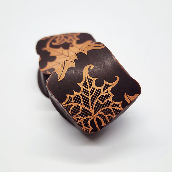 Chocolate Covered Pumpkin Spice Caramels