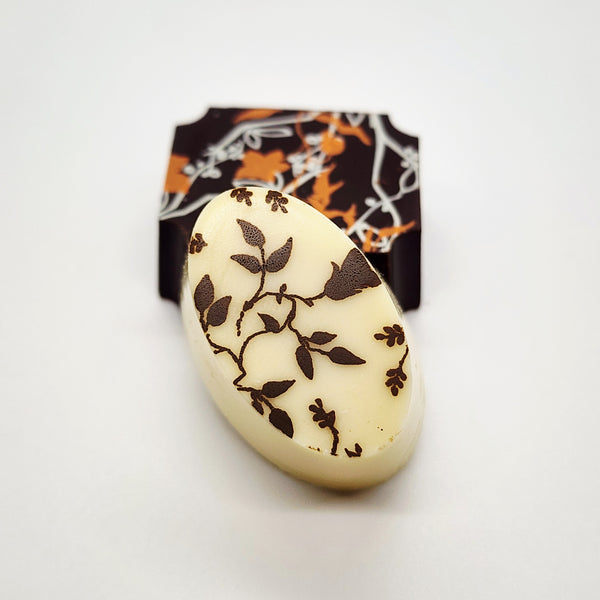 Pumpkin Spice Chocolate Truffles with Fall Decoration, White and Dark Chocolate, Chocolate Lovers Gift, Best Chocolate Truffles, Chocolate Wedding Favors, Napa Valley Chocolate Company