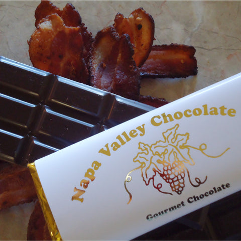 Applewood Bacon Chocolate Bar, Gourmet Chocolate Bar, Chocolate Candy Bar